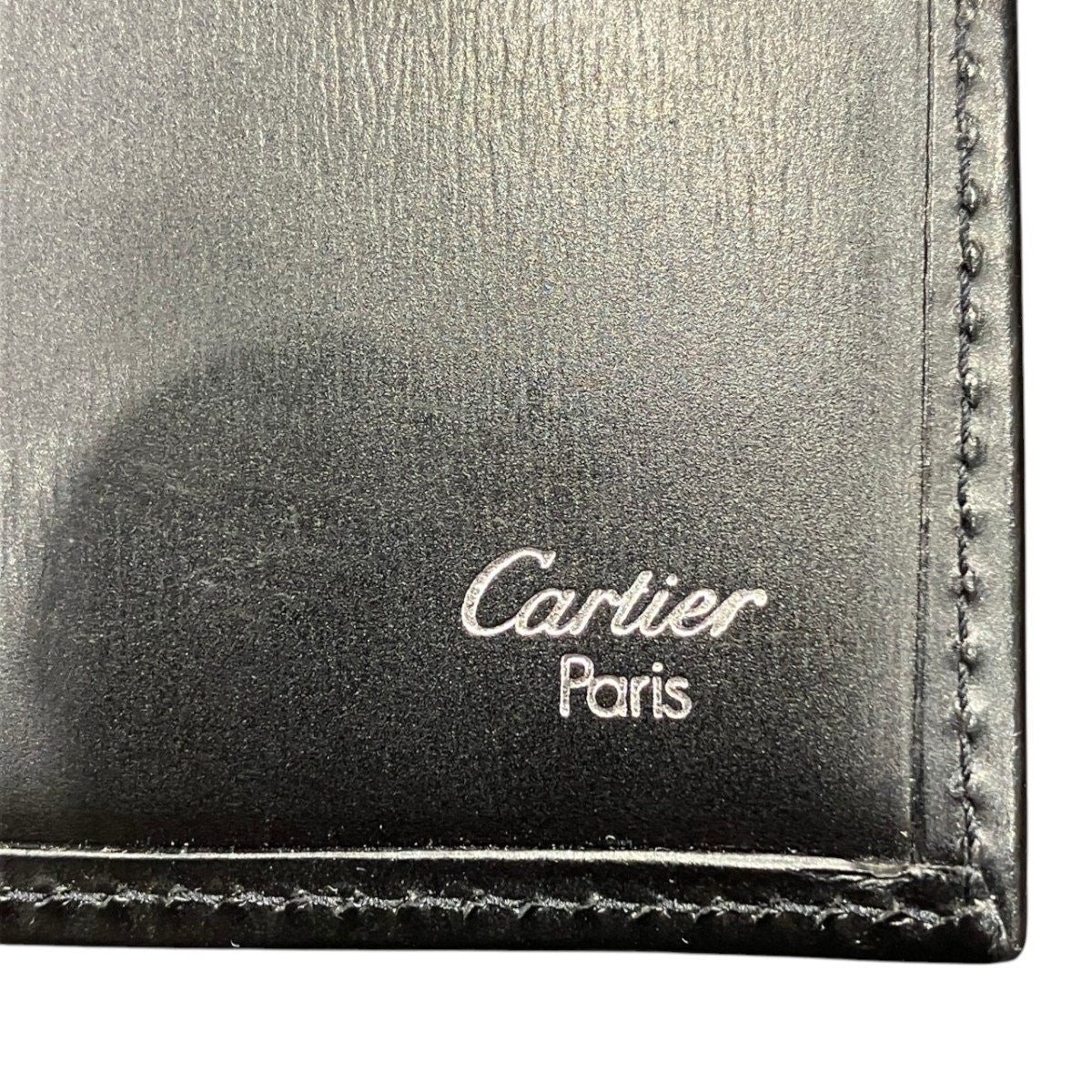 カルティエ レザー三つ折り財布