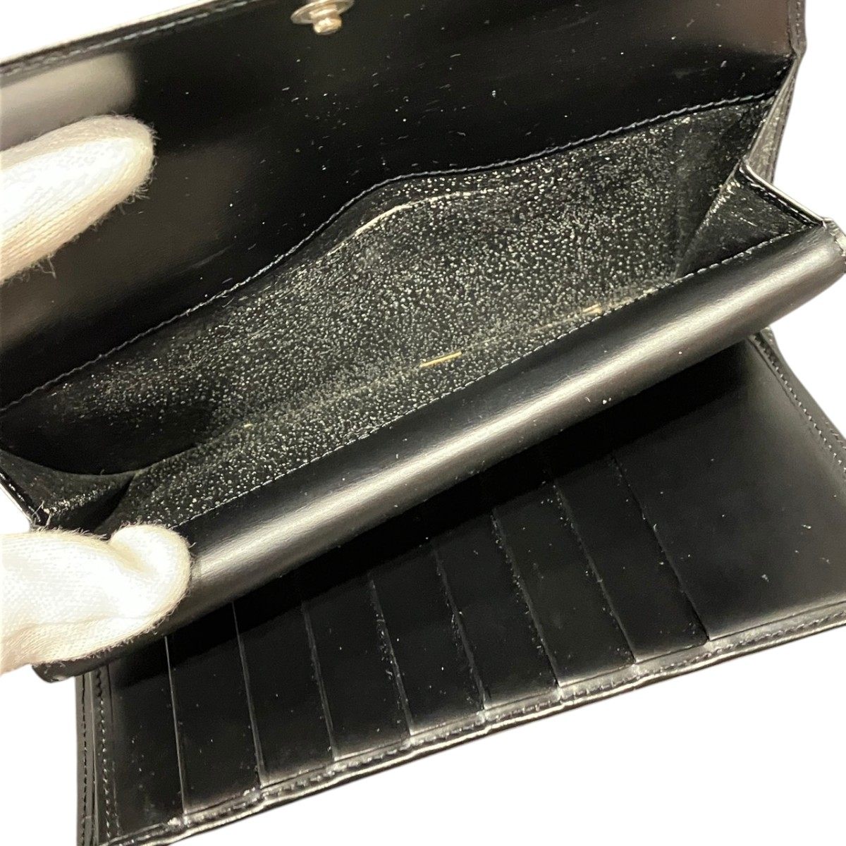 カルティエ レザー三つ折り財布