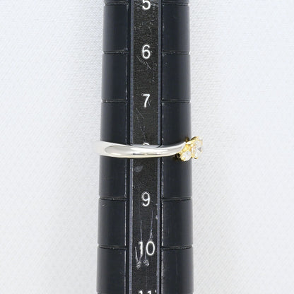 エル プラチナ K18YG ダイヤモンドリング