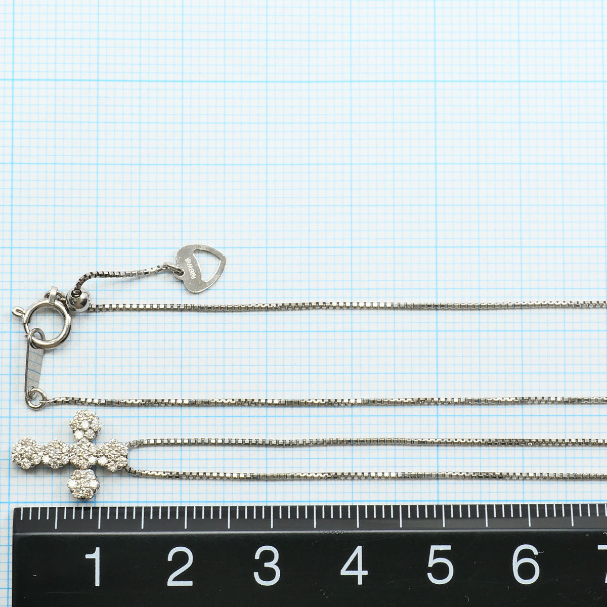 Au750 ダイヤモンド クロス ネックレス