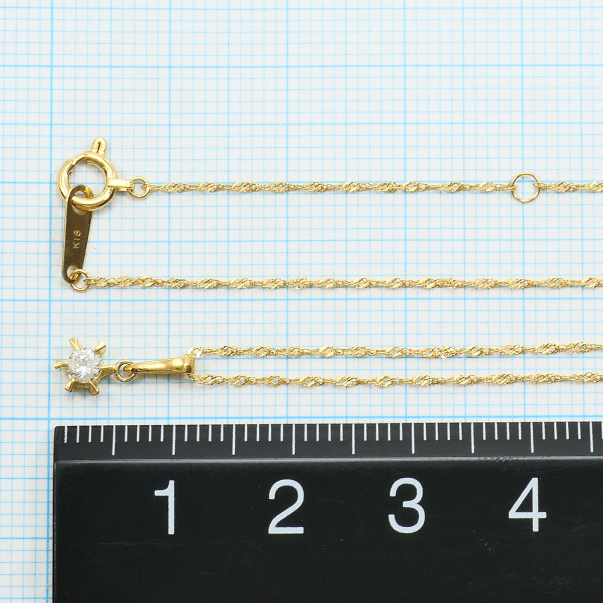 Au750 ダイヤモンド ネックレス