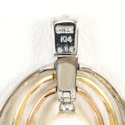 IEI K14 パール ダイヤモンド ペンダントトップ