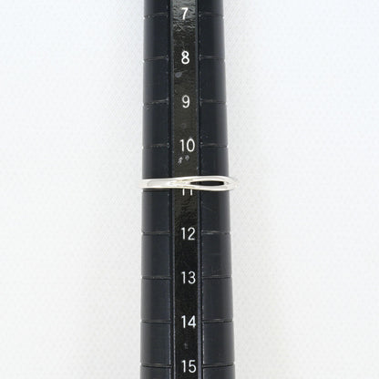 カナル4℃ K10ホワイトゴールド ダイヤモンド リング