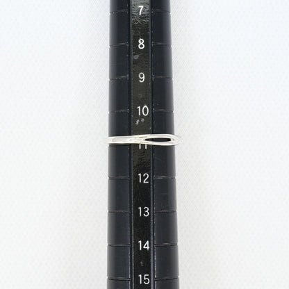 カナル4℃ K10ホワイトゴールド ダイヤモンド リング