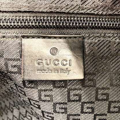 グッチ レザーナイロンビジネスバッグ