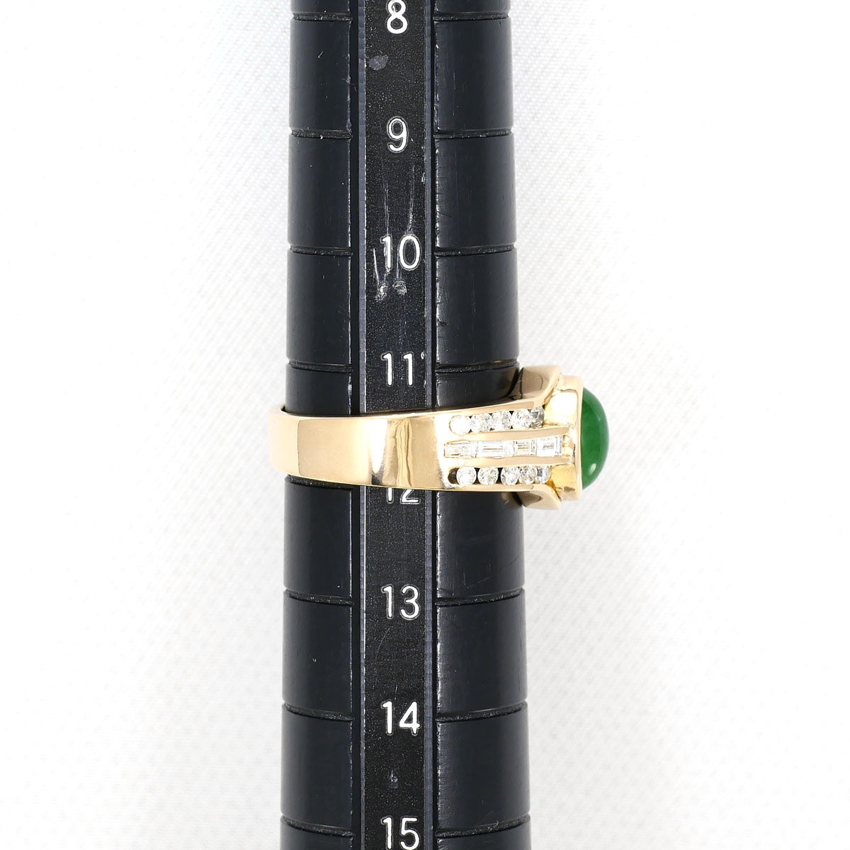 K10 ヒスイ ダイヤモンド リング