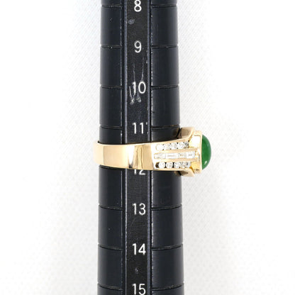 K10 ヒスイ ダイヤモンド リング