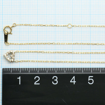 K10イエローゴールドダイヤモンドネックレス
