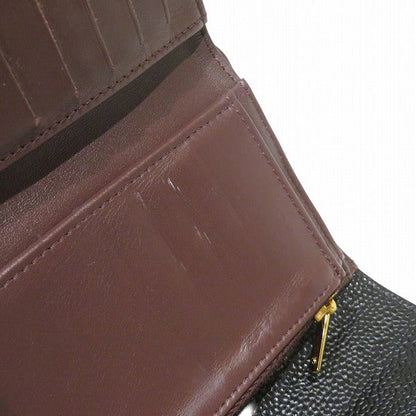 シャネル マトラッセ キャビアスキン三つ折り財布