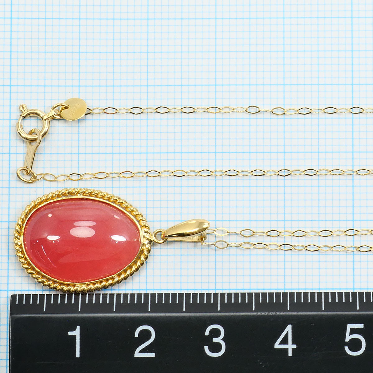 Au750カーネリアンネックレス