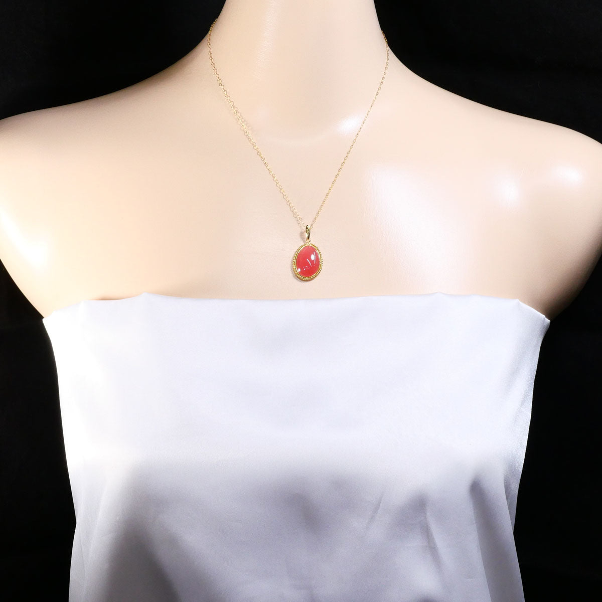 Au750 Carnelian Necklace