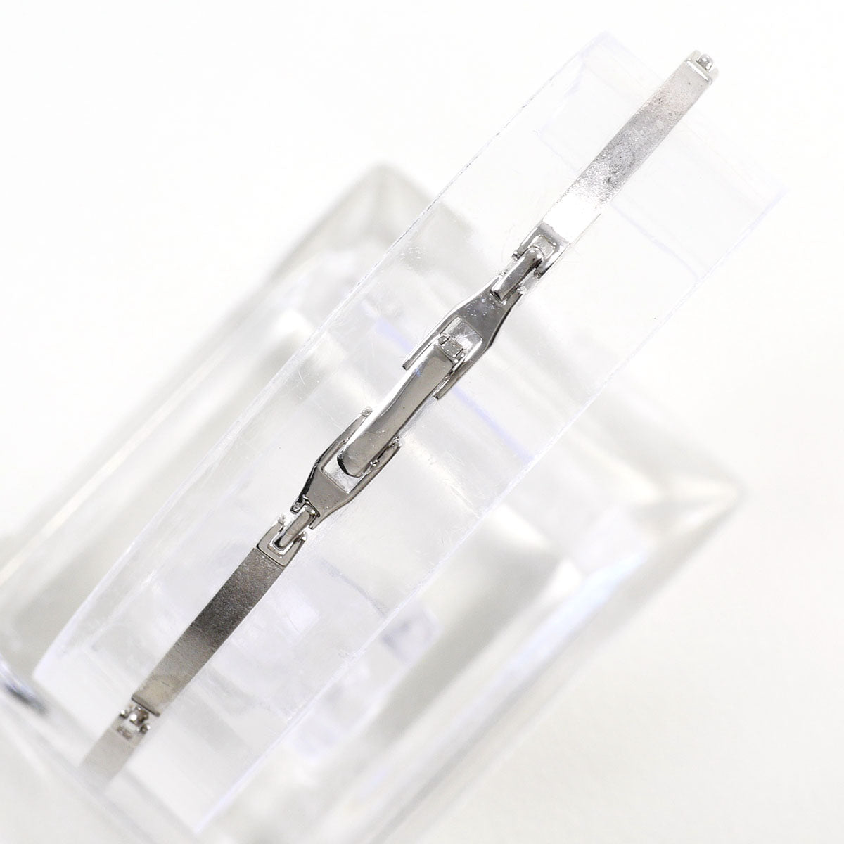 Au750ホワイトゴールドダイヤモンドブレスレット