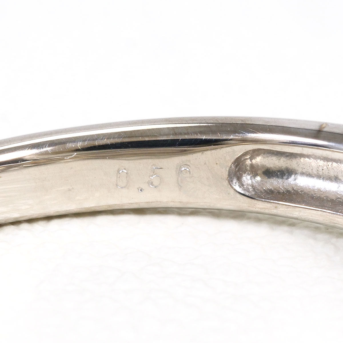 Au750ホワイトゴールドブラウンダイヤモンドリング