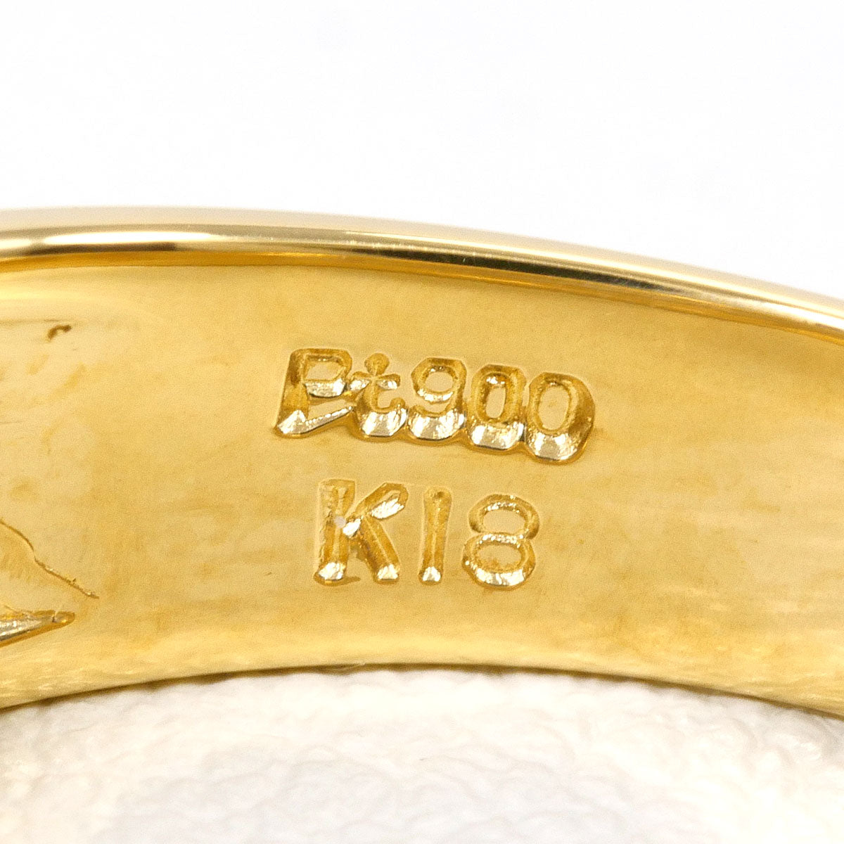プラチナ Au750 ダイヤモンドリング