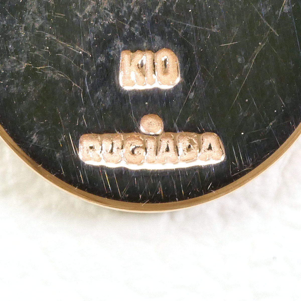 ルジアダ K10ピンクゴールド エナメル ペンダントトップ