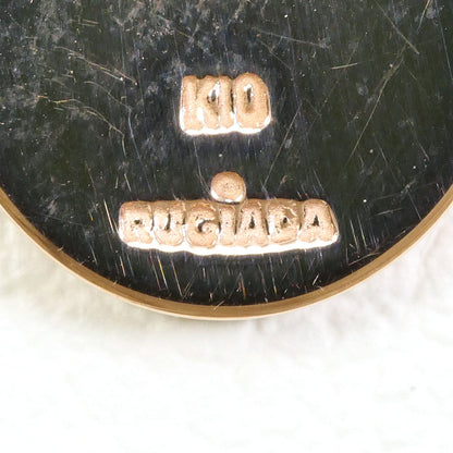 ルジアダ K10ピンクゴールド エナメル ペンダントトップ