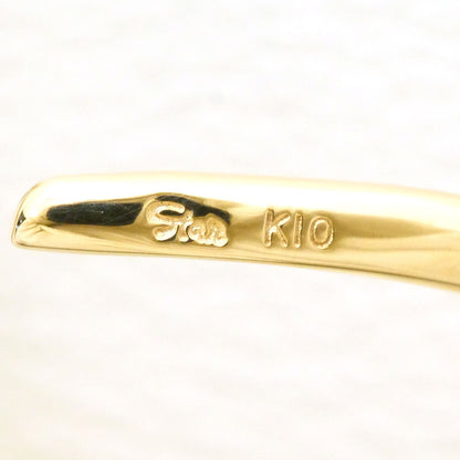 スタージュエリー K10イエローゴールド ブルートパーズ ラリマー リング