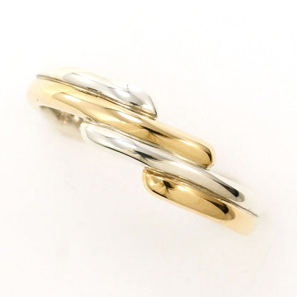 K10イエローゴールドシルバー925リング