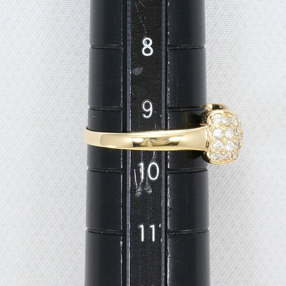 K10イエローゴールドダイヤモンドリング