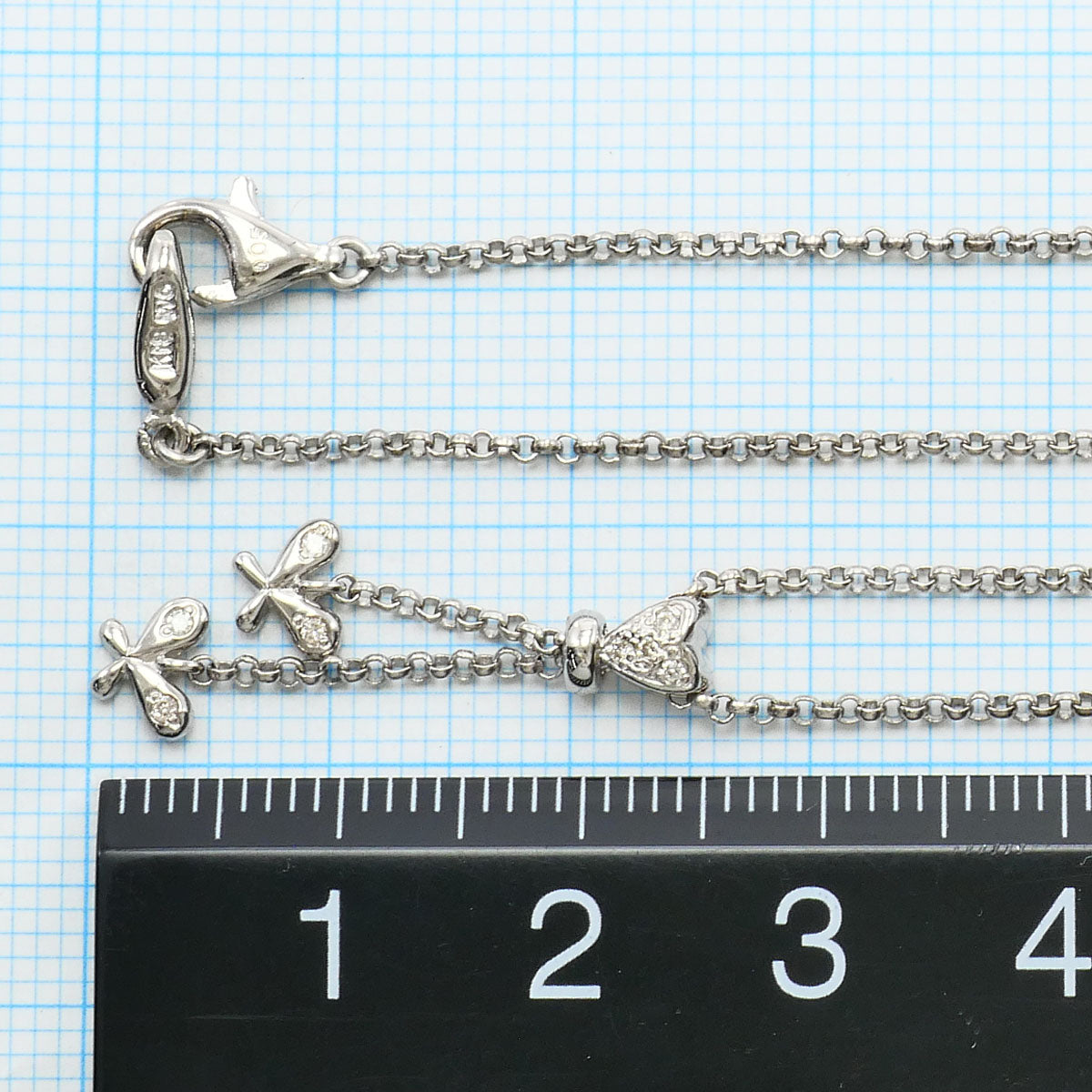 Au750 ダイヤモンドネックレス