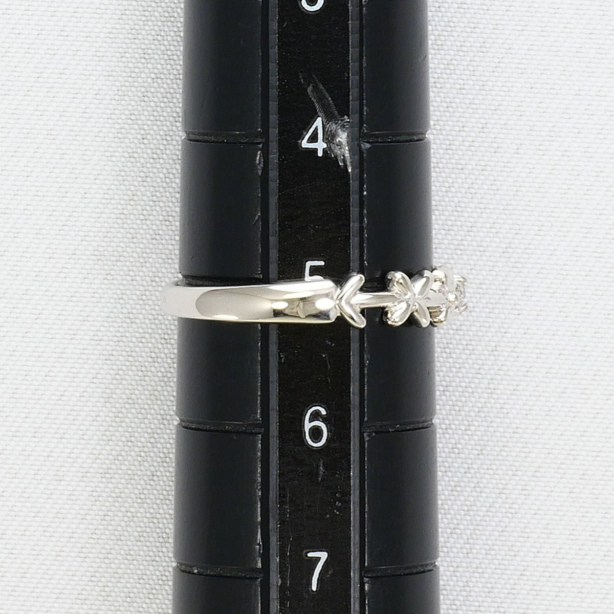 K10ホワイトゴールドダイヤモンドリング