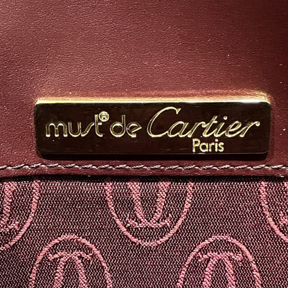 カルティエ マスト レザーショルダーバッグ