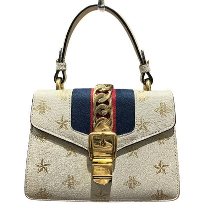 グッチ シルヴィ レザー2wayバッグ