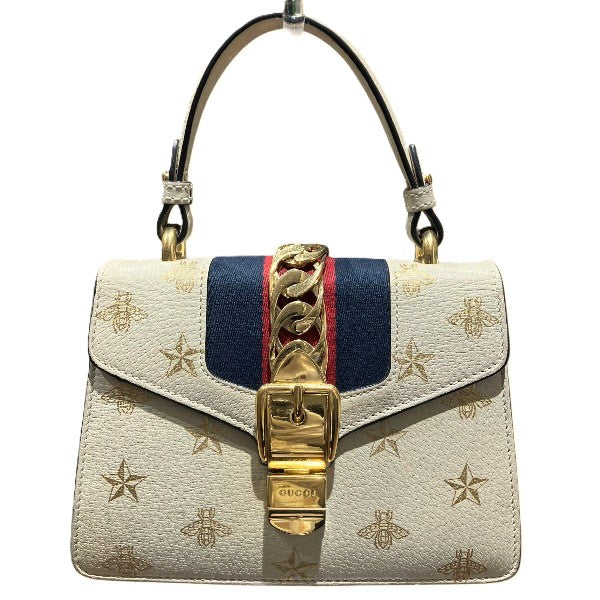 グッチ シルヴィ レザー2wayバッグ