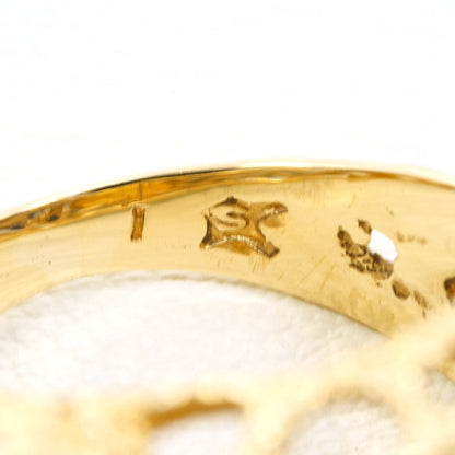 K14 K10 Yellow Gold Ring