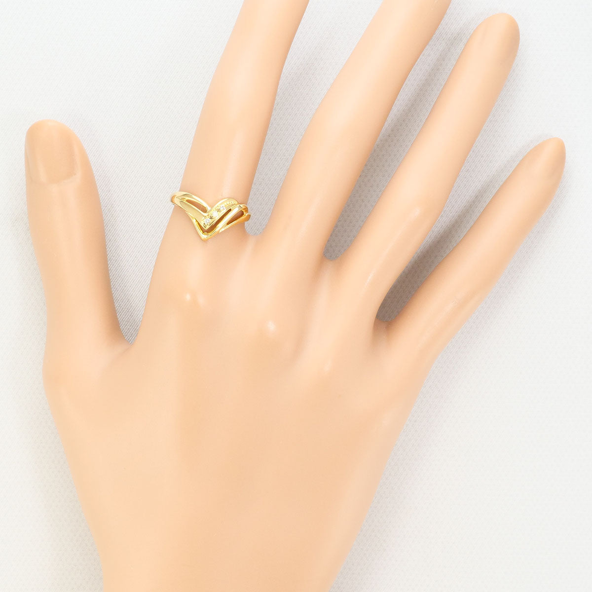 Au750ダイヤモンドリング