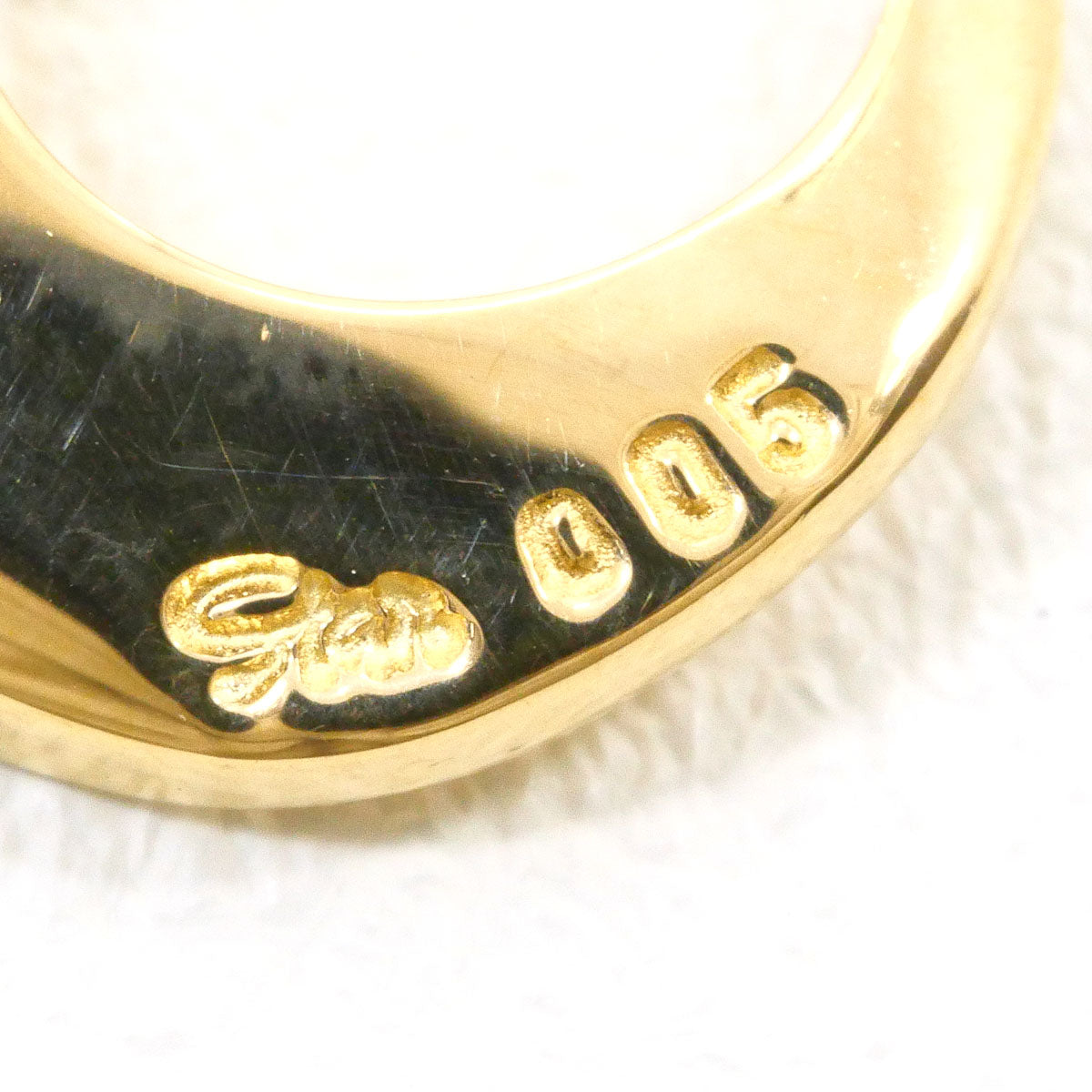 スタージュエリー Au750 ダイヤモンド片耳ピアス