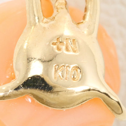 ノジェス K10イエローゴールド サンゴ ペンダントトップ