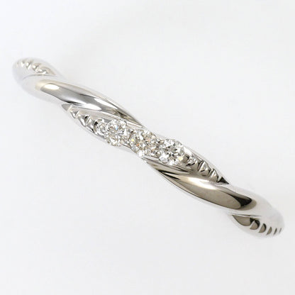 K10 ホワイト ゴールド ダイヤモンド リング