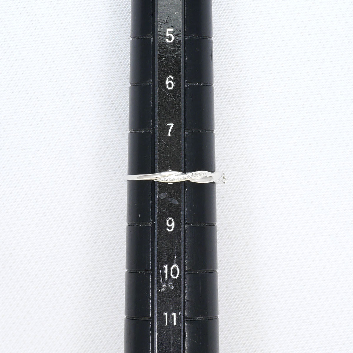 K10 ホワイト ゴールド ダイヤモンド リング