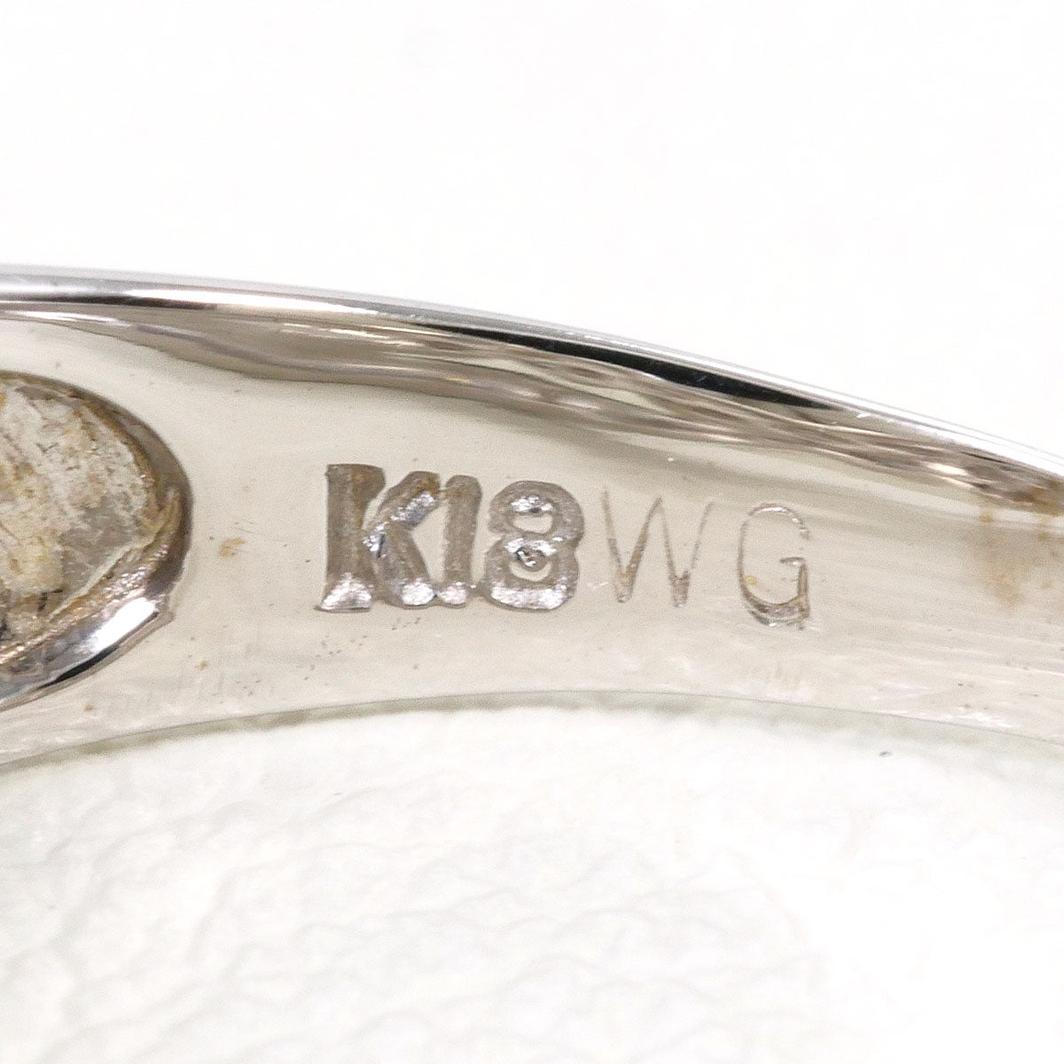 Au750ホワイトゴールドダイヤモンドリング