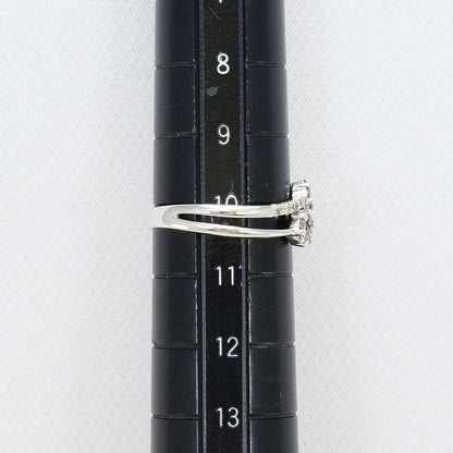 K10ホワイトゴールドダイヤモンドリング