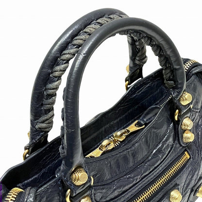 バレンシアガ ミニシティ レザー ハンドバッグ