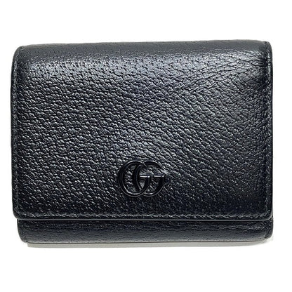 グッチ GGマーモント レザー三つ折り財布