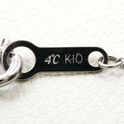 ヨンドシー K10ホワイトゴールド ダイヤモンド ネックレス
