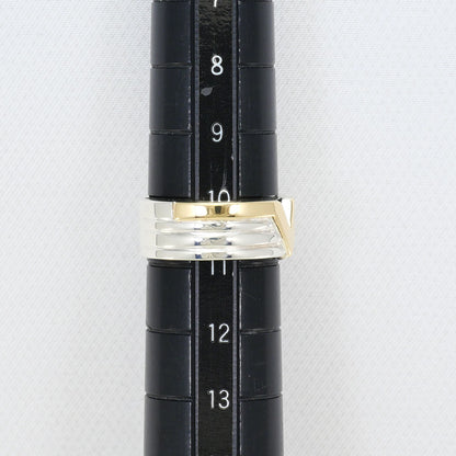 ヴァンドーム青山 K10イエローゴールドシルバー リング