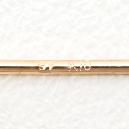 サマンサティアラ K10ピンクゴールド ジルコニア ピアス