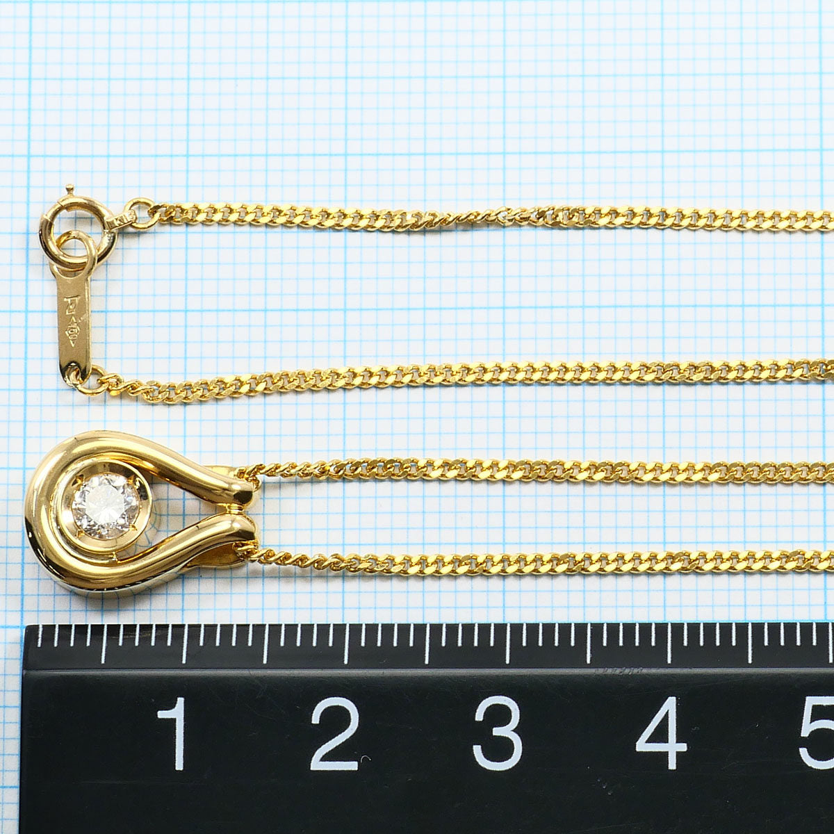 Au750 ダイヤモンドネックレス