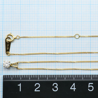 Au585 Au750 Zirconia Necklace