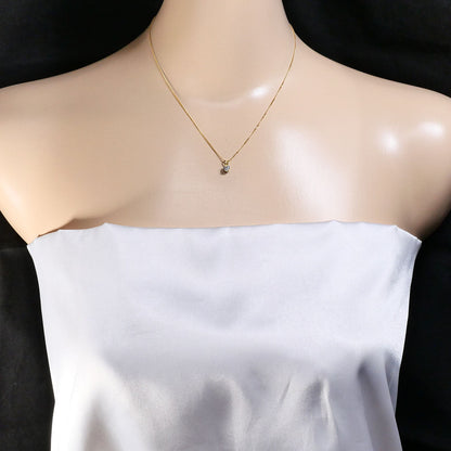 Au585 Au750 Zirconia Necklace