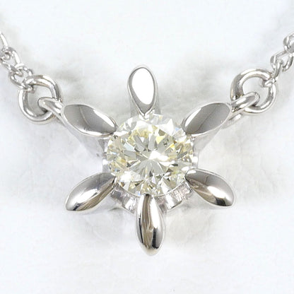 Platinum Yellow Diamond Necklace