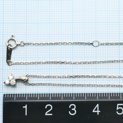 K10ホワイトゴールド ダイヤモンド ネックレス