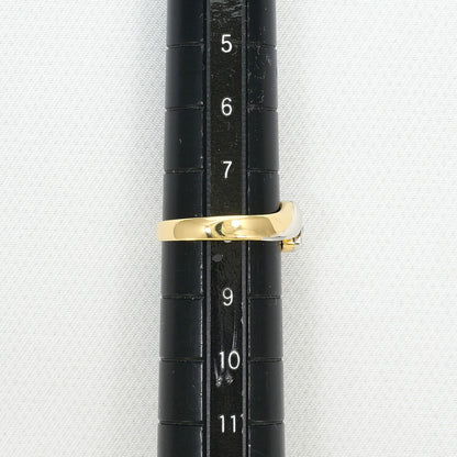 Pt900 K18YG ダイヤモンドリング