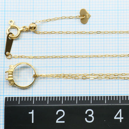 Au750 オパール ダイヤモンド ネックレス