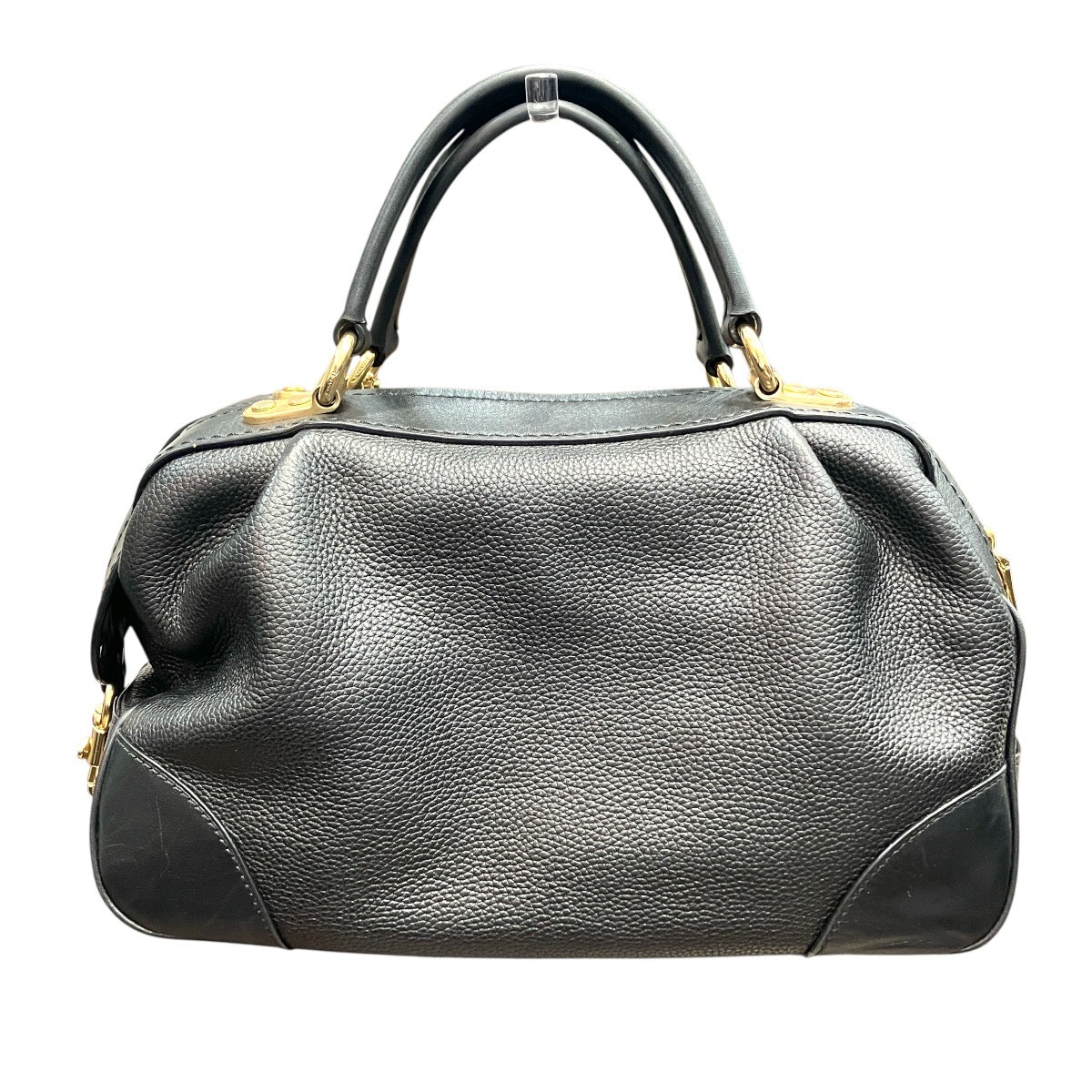 コーチ Lane Satchel レザー ハンドバッグ