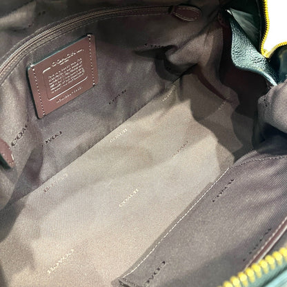 コーチ Lane Satchel レザー ハンドバッグ